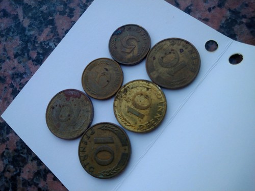 4x10 pfennig 1994 - 1982, f