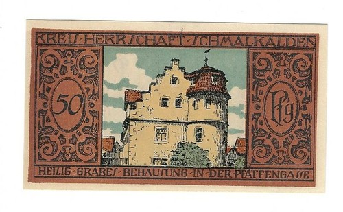 Notgeld schmalkalden kreis - notgeld,