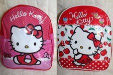 Hello Kitty Rucksack Kindergartentasche Kleinkinder Tasche pink oder rot 