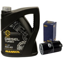 Motoröl Set 5W40 5 Liter +