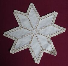 Stern - Hardanger Stickerei - Breite max. ~ 36,5 cm - 8er Stern