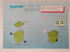 Playmobil Bauanleitung 3196 Müllmann mit Mülltonne A6