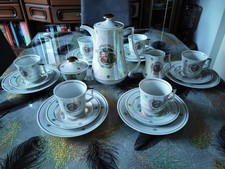 altes DDR Kaffee Service ,Graf von Henneberg Porzellan 1777,Top wie NEU, vintage