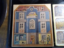 altes 3-Lagen-Puzzle Stadthaus