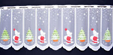 Weihnachtsmann Weihnachtsgardine Küchen Scheibengardine Bistrogardine 2 Breiten