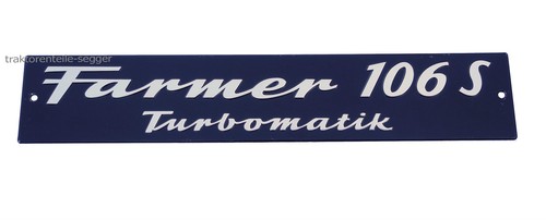 Motorhaubenschild fendt farmer - motorhaubenschild,