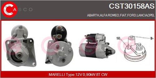 Casco starter kw - casco, 0.90