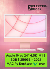 🖥 Apple iMac 24“ 4,5K | M1 | 8GB  256GB - 2021 MAC Pc Desktop MJVA3D/A ✅ OVP