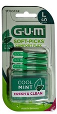 7x 40 Stück GUM Soft Picks