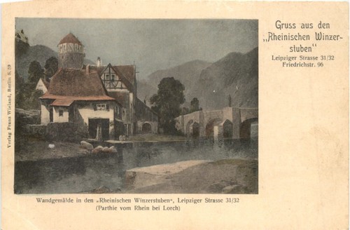 Lorch rhein gruss von den - lorch,