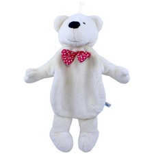 NICI Eisbär mit roter Fliege Wärmflaschenbezug 47cm Gebraucht Eisbär