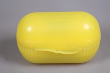 Tupperware A128 Ei & Go Eierbehälter 2 ZwEi-dabei Salzstreuer Behälter Box gelb