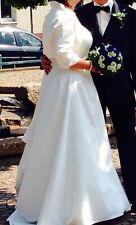  Ivory Brautkleid Hochzeitskleid  Gr. 44 mit Bolero 