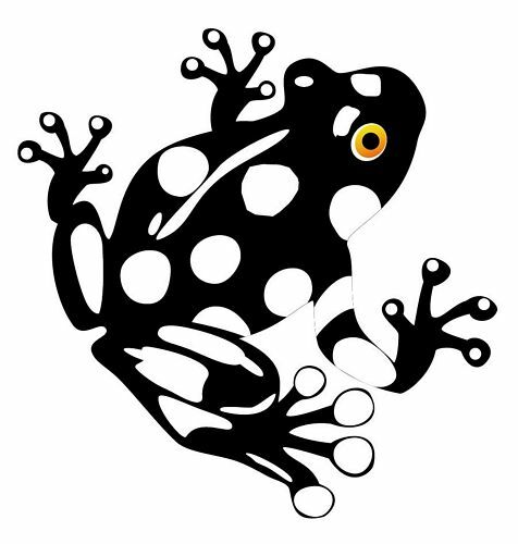 Aufkleber sticker frosch - aufkleber,
