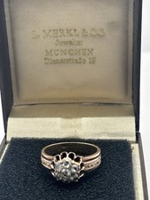 14k Diamenten Antik  Ring