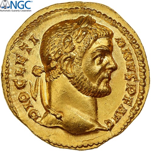 Diocletian aureus 293 - aureus,, 293-294