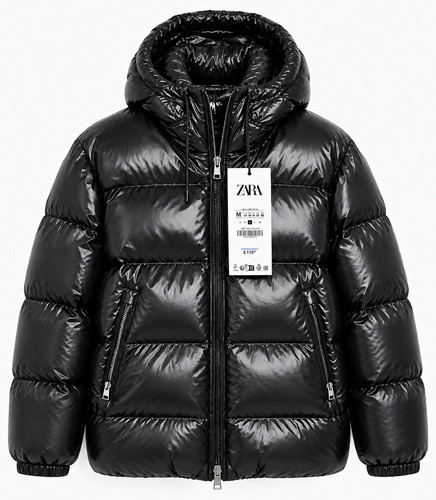 Zara herren daunenjacke kurz - zara,