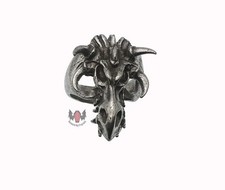 Alchemy Gothic Dragonskull Ring R84 Y Goth Dragon Fantasy Totenkopf Biker Zinn