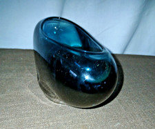 Vase Blumenschale aus dunkelgrünem Bleikristall