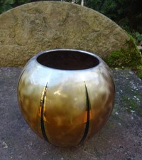 alte Vase, WMF IKORA Turmmarke, Vase Metall, Design Art Deco punziert