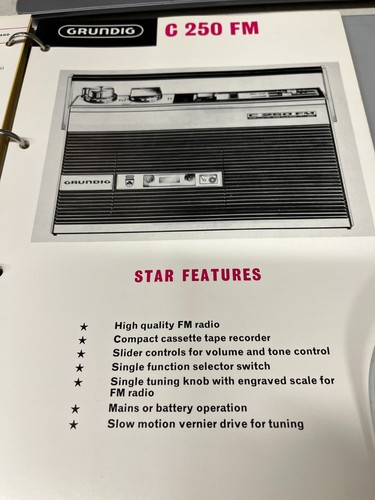 Grundig c250 tragbares - c250, fm