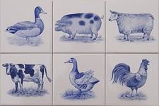 15x15 Küchenfliesen Delfter