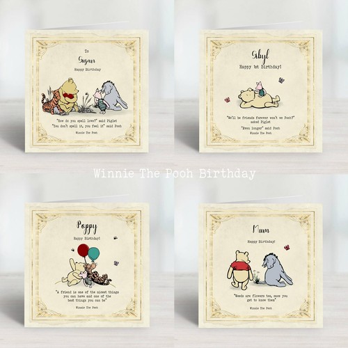 Personalisierte vintage winnie - personalisierte,