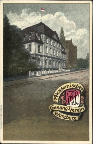 Studentika würzburg am - ak,