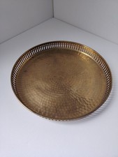 Vintage Massiv Messing Tablett