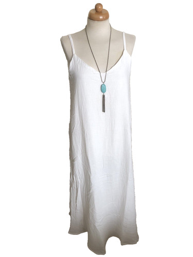 Maxikleid sommer musselin - maxikleid, 🌸musselin