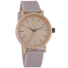 Damenarmbanduhr mit Silikonarmband Analog Sportuhr 36 mm Japanisches Quarzuhrwe