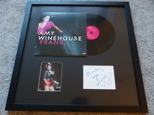 AMY WINEHOUSE signed Autogramm signiert 70x70 cm Gerahmt SELTEN!!