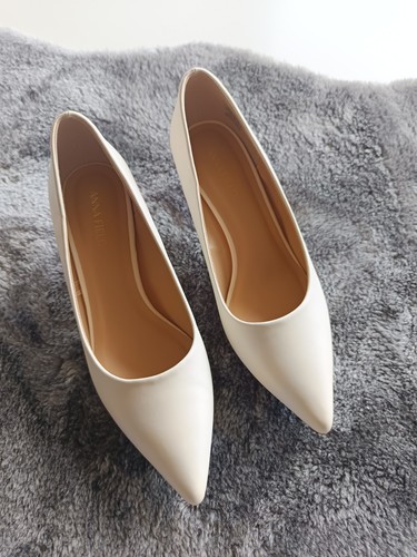 Cremefarbener damen pumps - damen,