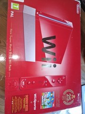 Nintendo Wii New Super Mario Bros Pack 512 MB Rot Spielekonsole (PAL)