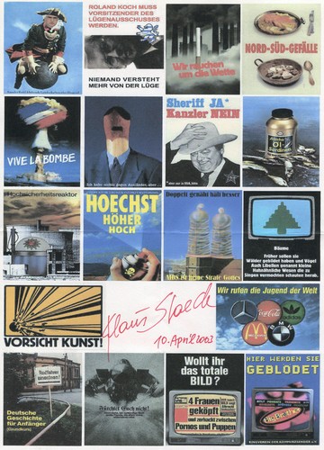 Klaus staeck autogramm orig - -,