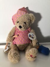 Heunec Plüschtier Teddybär mit Schürze und Tuch ca.30 cm * NEU*