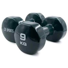 ❌NEU 2 x 9 kg Gymnastik Vinyl Kurzhanteln - Fitness - Sport Hantel - Physio❌
