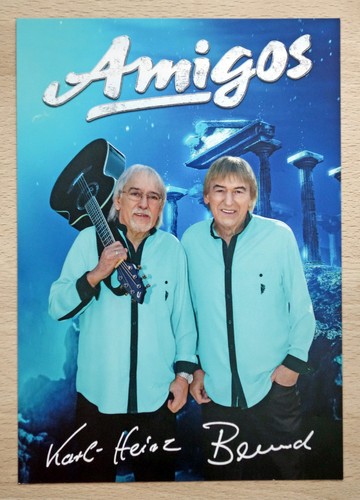 Amigos autogrammkarte album - autogrammkarte,