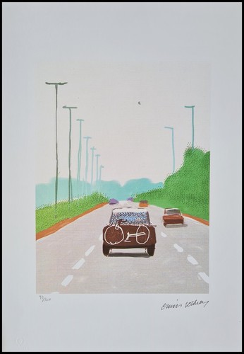 David hockney car - hockney, the