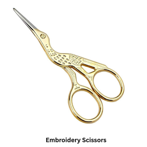 Stickschere storch design - 3,5",