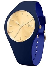Ice-Watch ICE 016986 duo chic Navy Medium Damenuhr Uhr neu Silikon blau M11