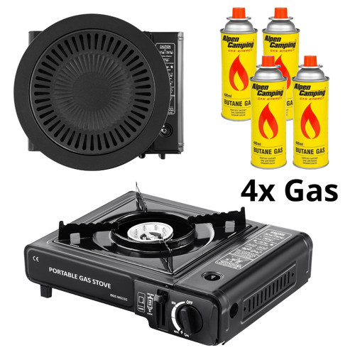 Campingkocher 4x butangas - +,