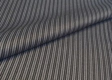 Jacquard Stoff Schwarz Grau