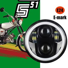 E24 Genehmigt LED Scheinwerfer Für Simson S51 S50 Schwalbe STAR KR51/2 Sperber