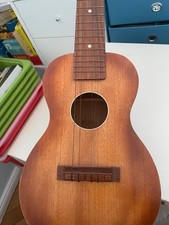 Brüko Gitarre, Oktavgitarre, Massivholz Gabun, Sunburst Lackierung, rar
