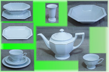 ROSENTHAL MARIA WEIß CLASSIC MIT GOLDRAND SERVICE AUSWAHL