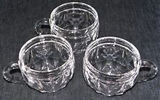 3 edle schwere Bowlegläser Glastassen von Nachtmann Reliefmuster unbenutzt