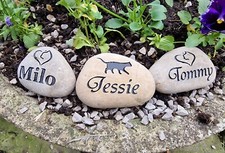 Haustier Katze Gedenkstein