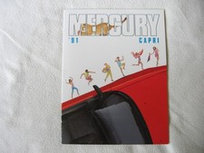 USA Prospekt Mercury Capri  3/1990, Mj.  1991