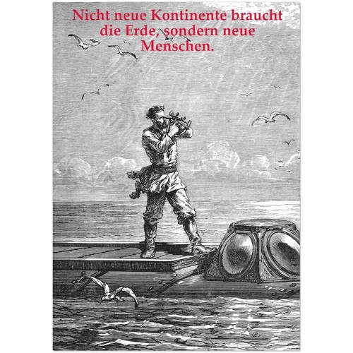 Jules verne postkarte - jules,